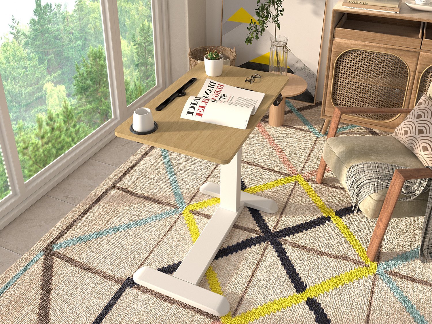 Rolling Pneumatic Table