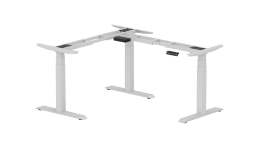 L shaped and corner standing desk frame