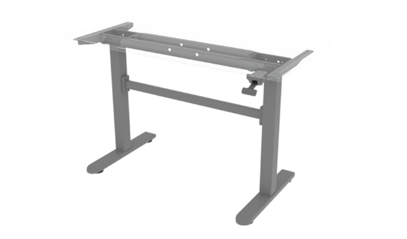 Pneumatic-standing-desk-frame-only