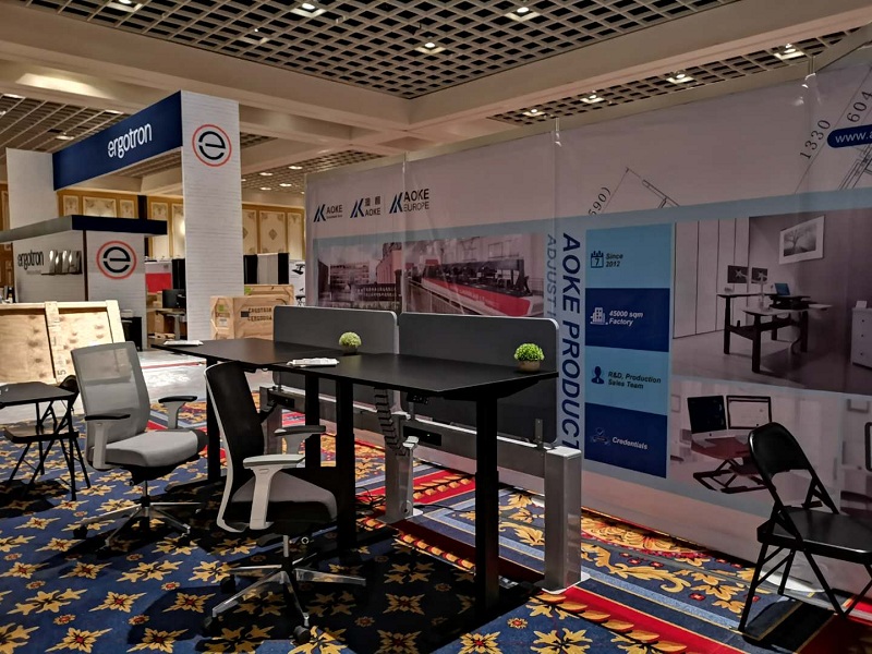 Aoke participated 22th Lasvegas Market for Ergonomic Furniture and Office Supplies Fair