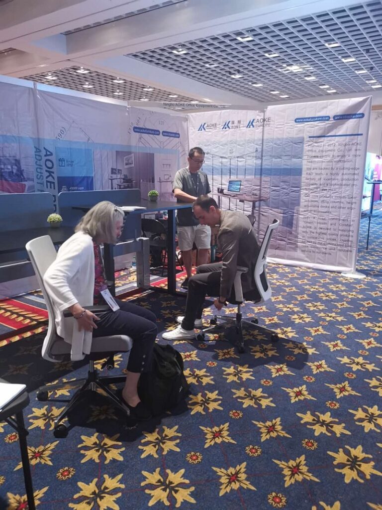 Aoke participated 22th Lasvegas Market for Ergonomic Furniture and Office Supplies Fair