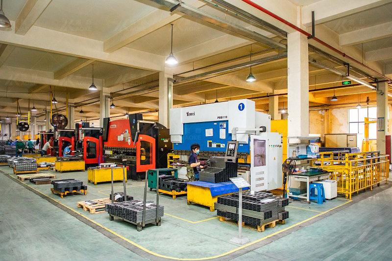 Panorama of sheet metal workshop