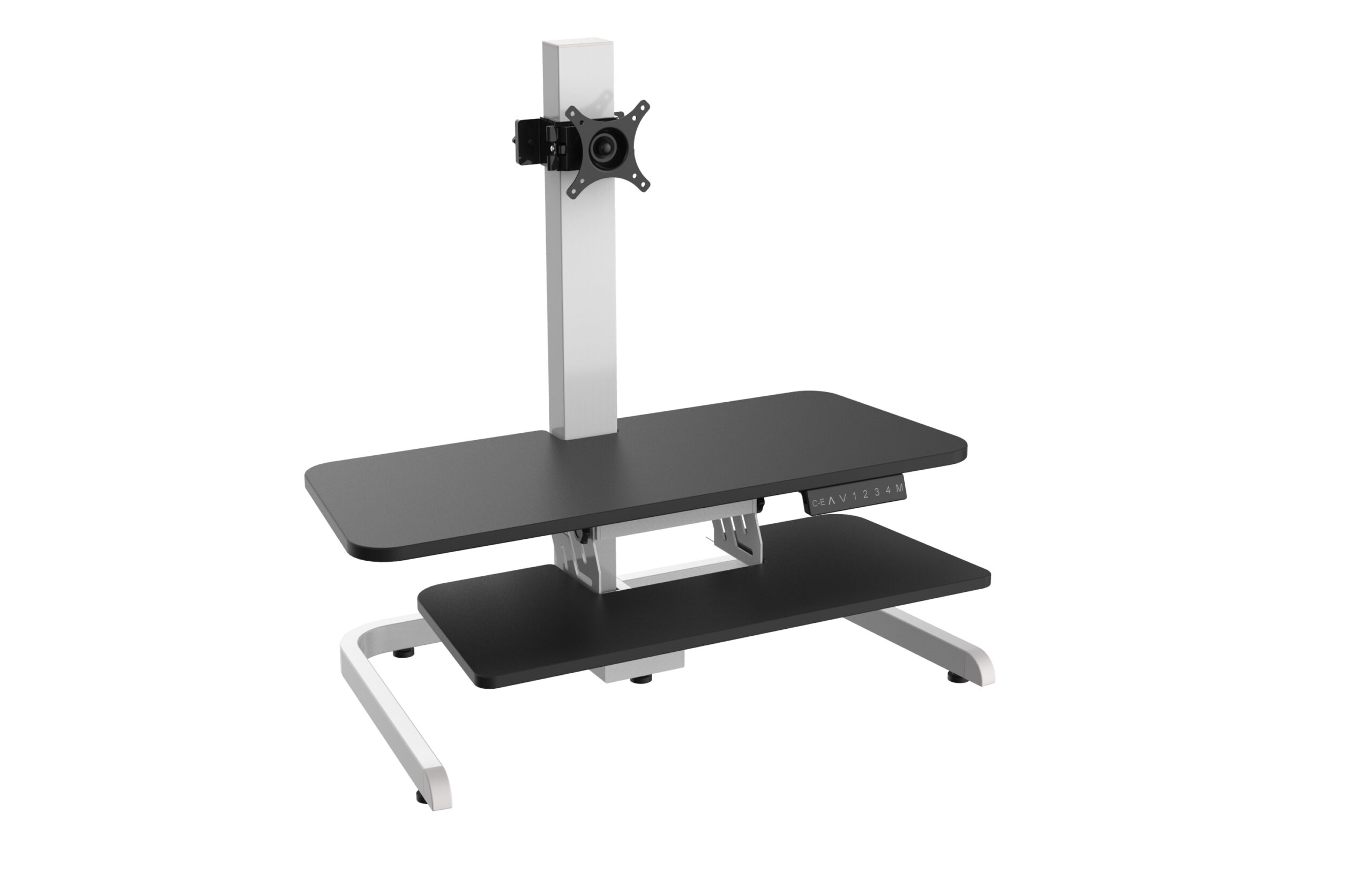 Aoke electric height adjustable standing desk converter