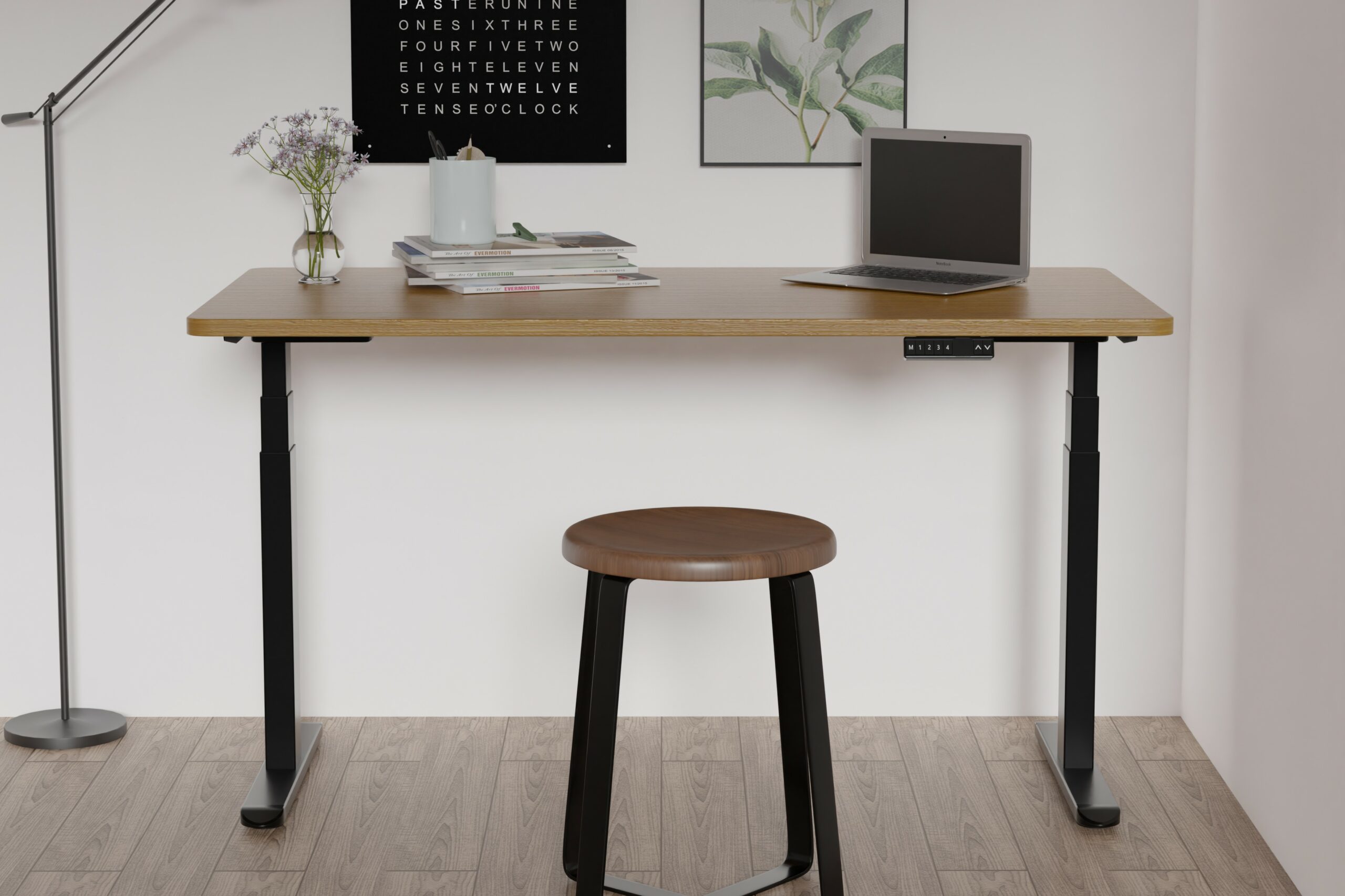 dual motor electric standing desk application