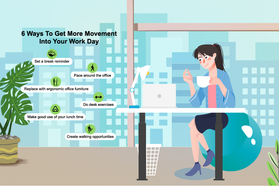 6 Ways to Get More Movement into your Work Day